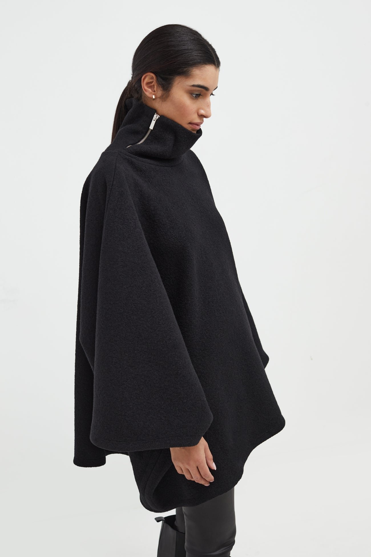 Avery Wool Cape - Image 13