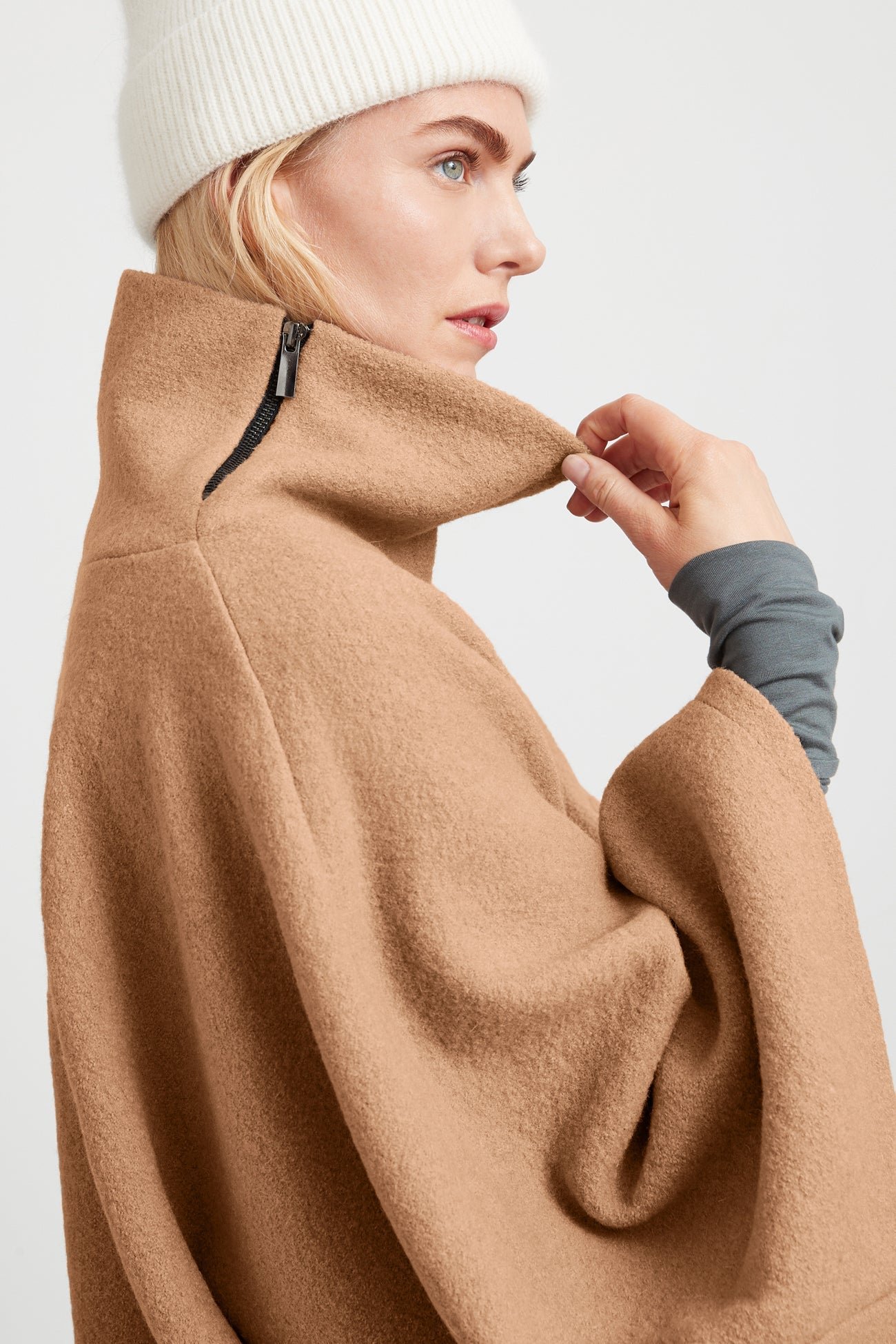 Avery Wool Cape - Image 2