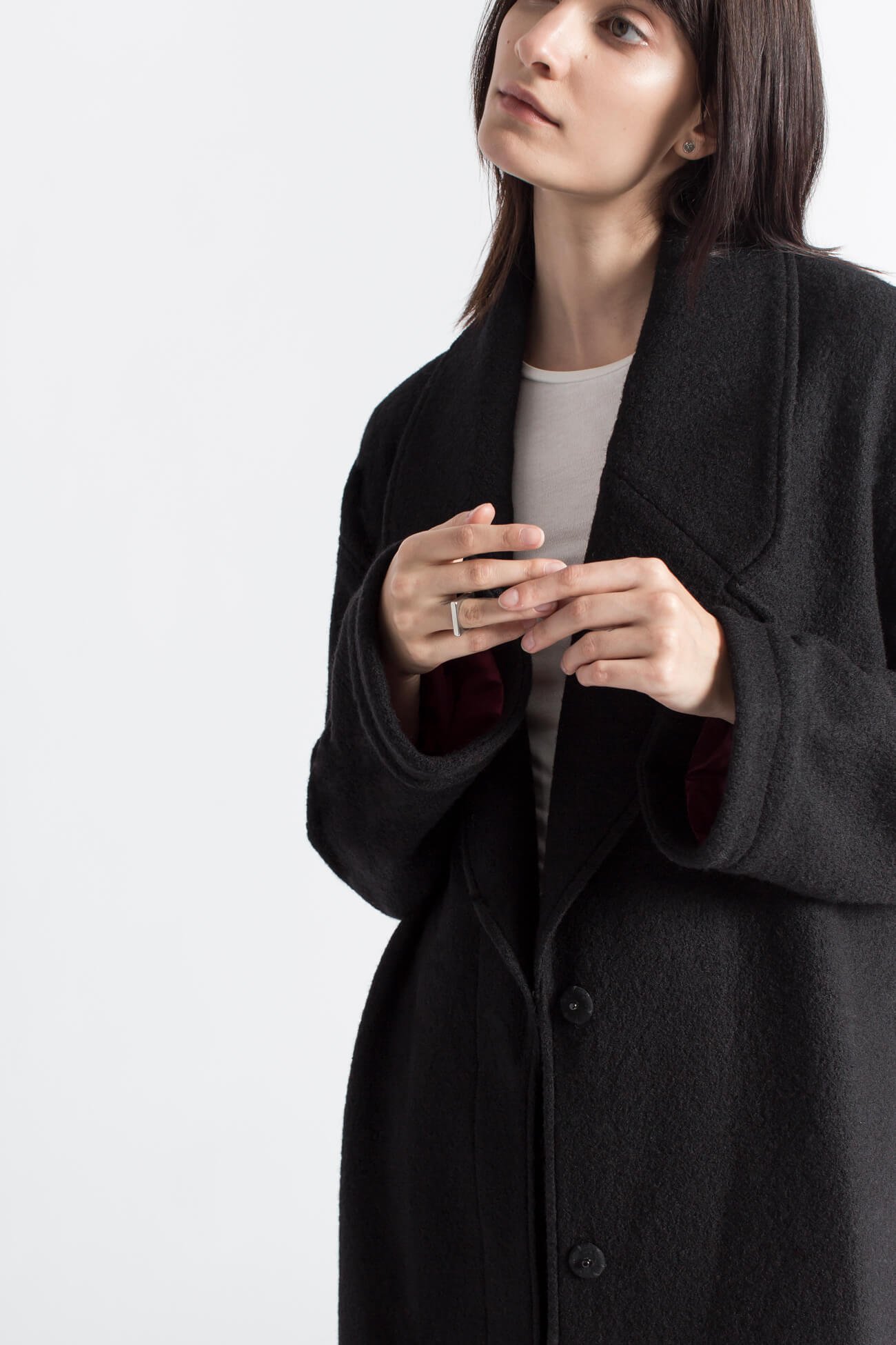 Elizabeth Wool Coat - Image 2